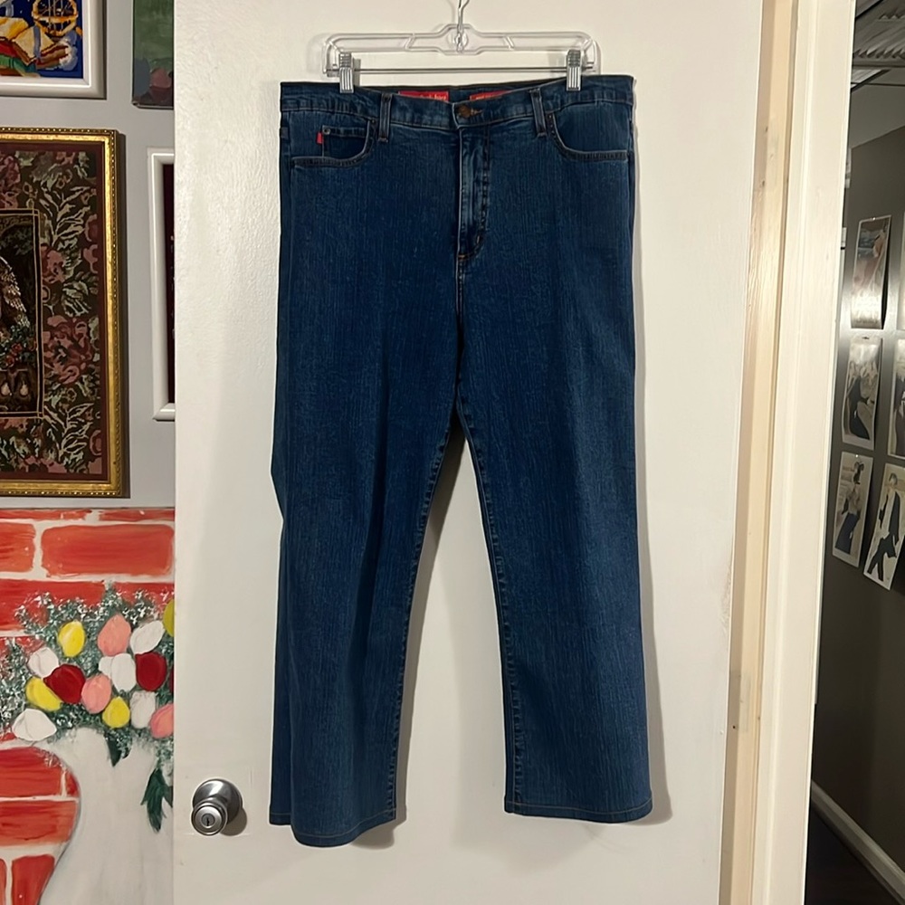 NYDJ blue tummy tuck jeans